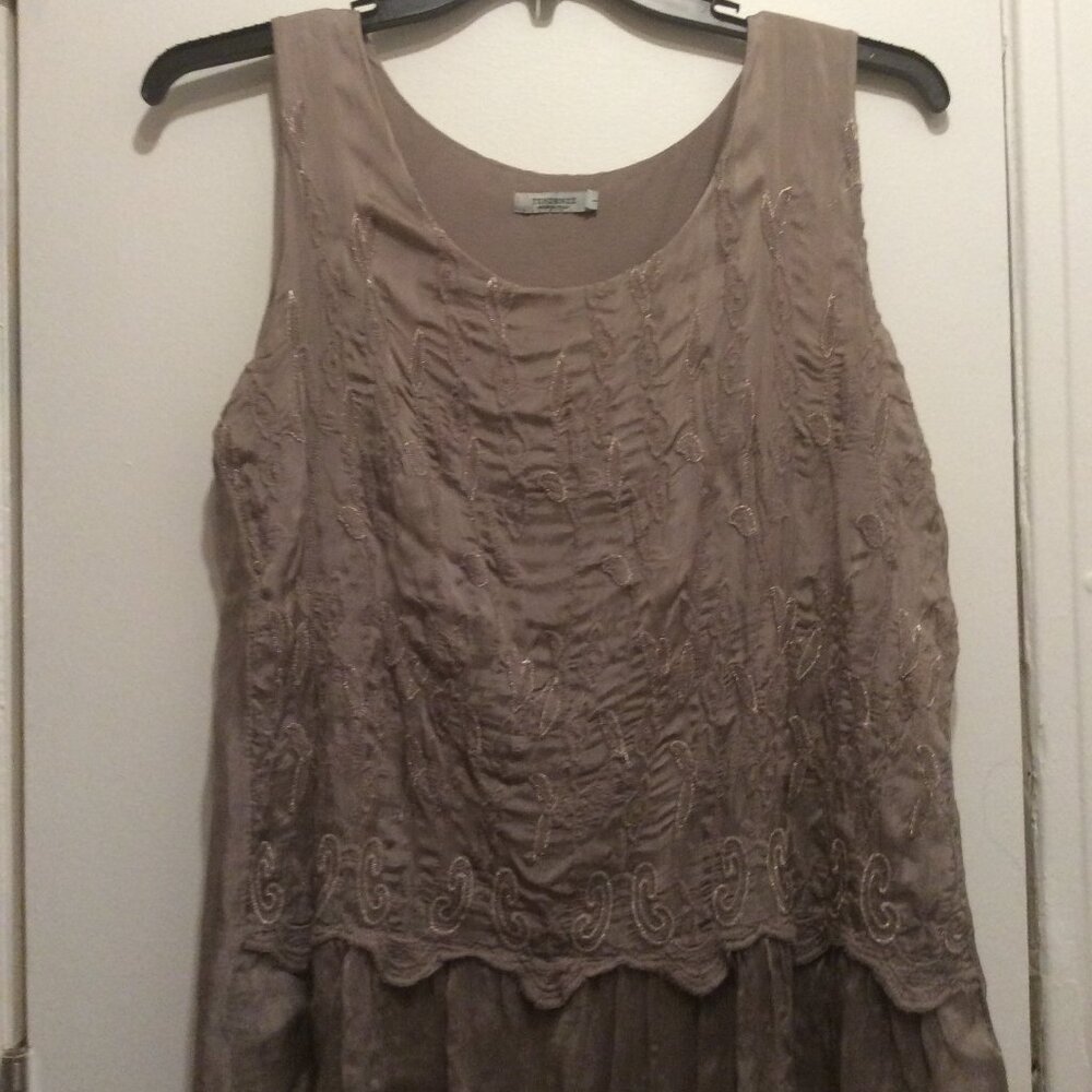 Tendenze embroidered top. Made in Italy